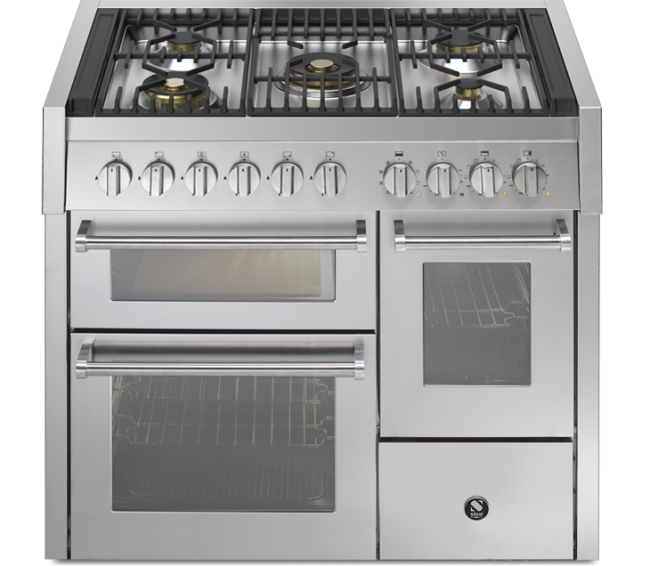 stainless steel range